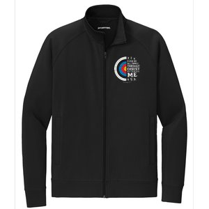 Christian Archery I Can Do All Things Religious Faith Stretch Full-Zip Cadet Jacket