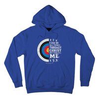 Christian Archery I Can Do All Things Religious Faith Hoodie