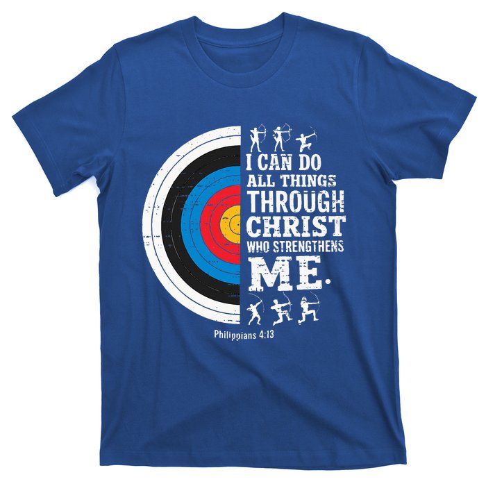 Christian Archery I Can Do All Things Religious Faith T-Shirt