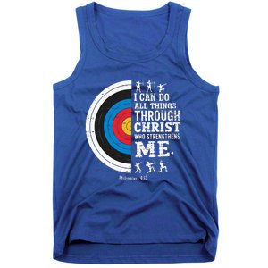 Christian Archery I Can Do All Things Religious Faith Tank Top