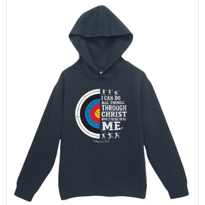 Christian Archery I Can Do All Things Religious Faith Urban Pullover Hoodie