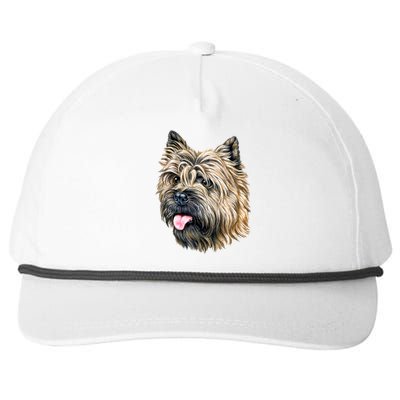 Cairn Terrier Snapback Five-Panel Rope Hat