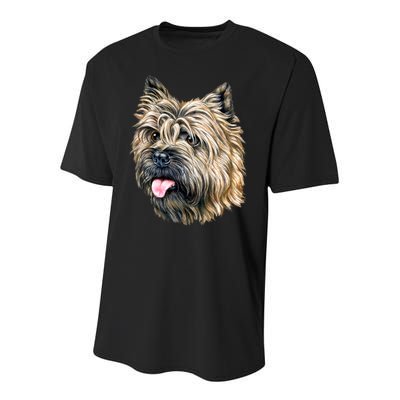 Cairn Terrier Youth Performance Sprint T-Shirt