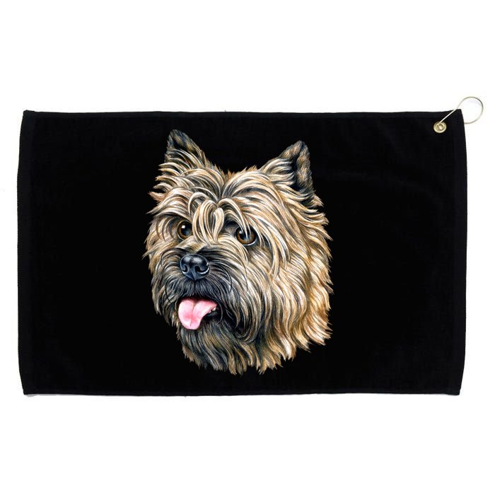 Cairn Terrier Grommeted Golf Towel