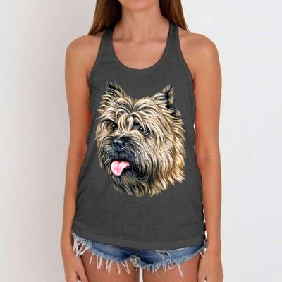 Cairn Terrier Women's Knotted Racerback Tank