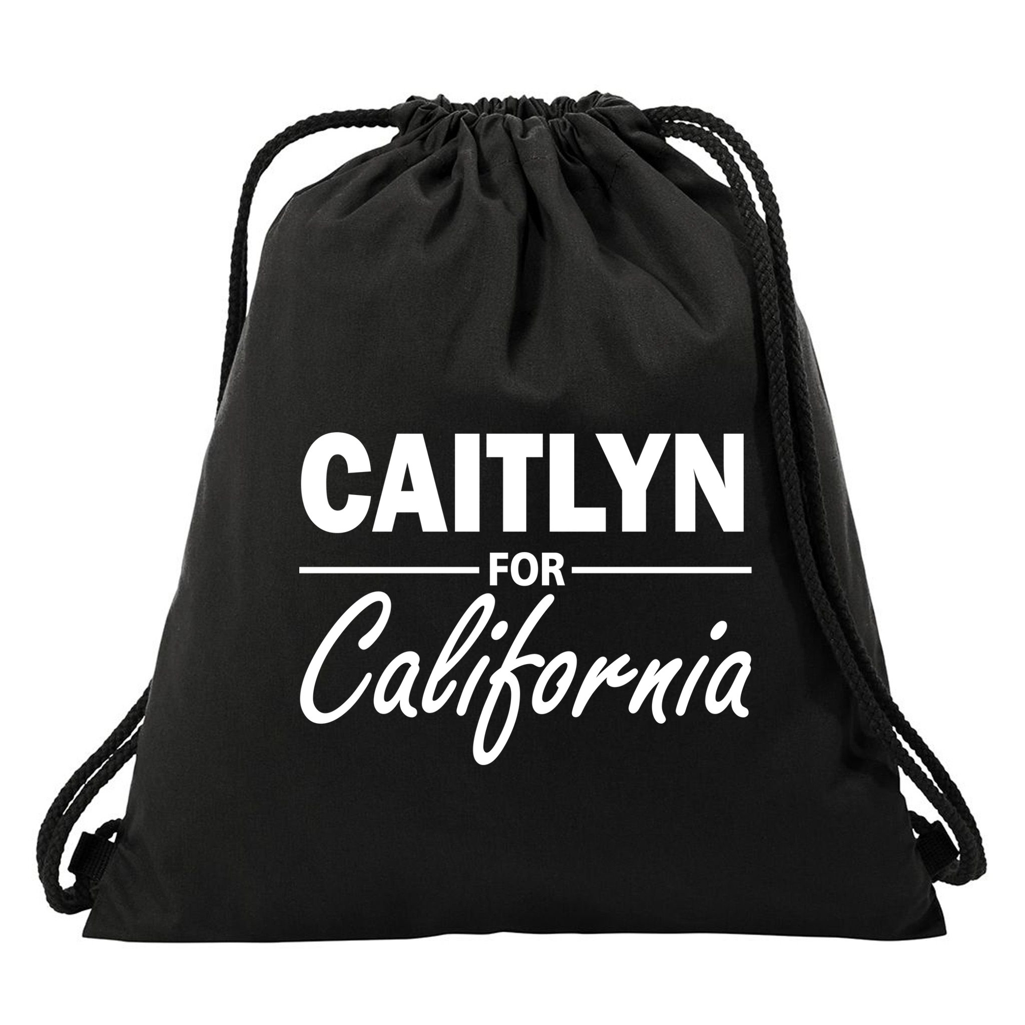 Caitlyn For California  Drawstring Bag