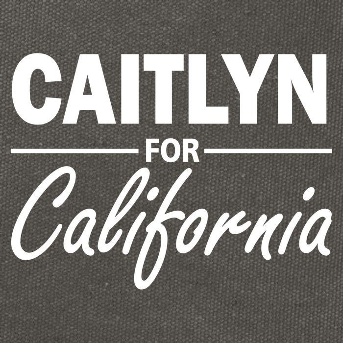 Caitlyn For California  Cotton Canvas Backpack