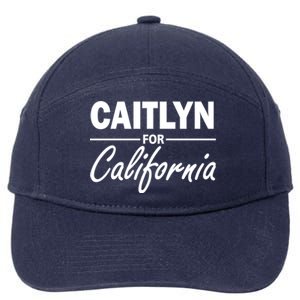 Caitlyn For California  7-Panel Snapback Hat