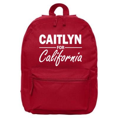 Caitlyn For California  16 in Basic Backpack