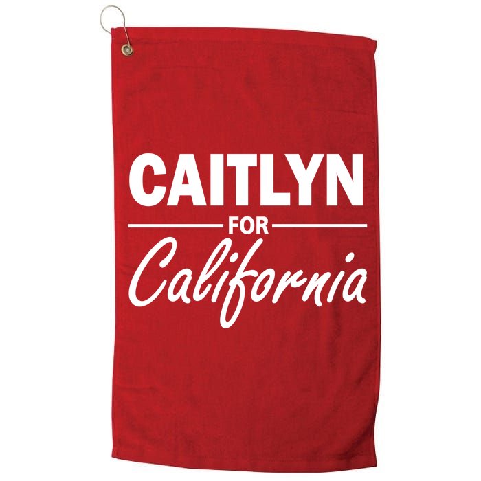 Caitlyn For California  Platinum Collection Golf Towel