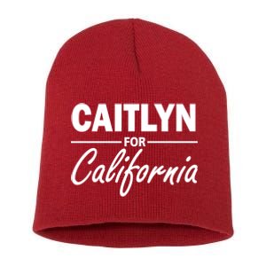 Caitlyn For California  Short Acrylic Beanie