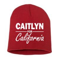 Caitlyn For California  Short Acrylic Beanie