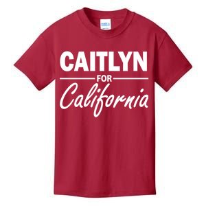 Caitlyn For California  Kids T-Shirt