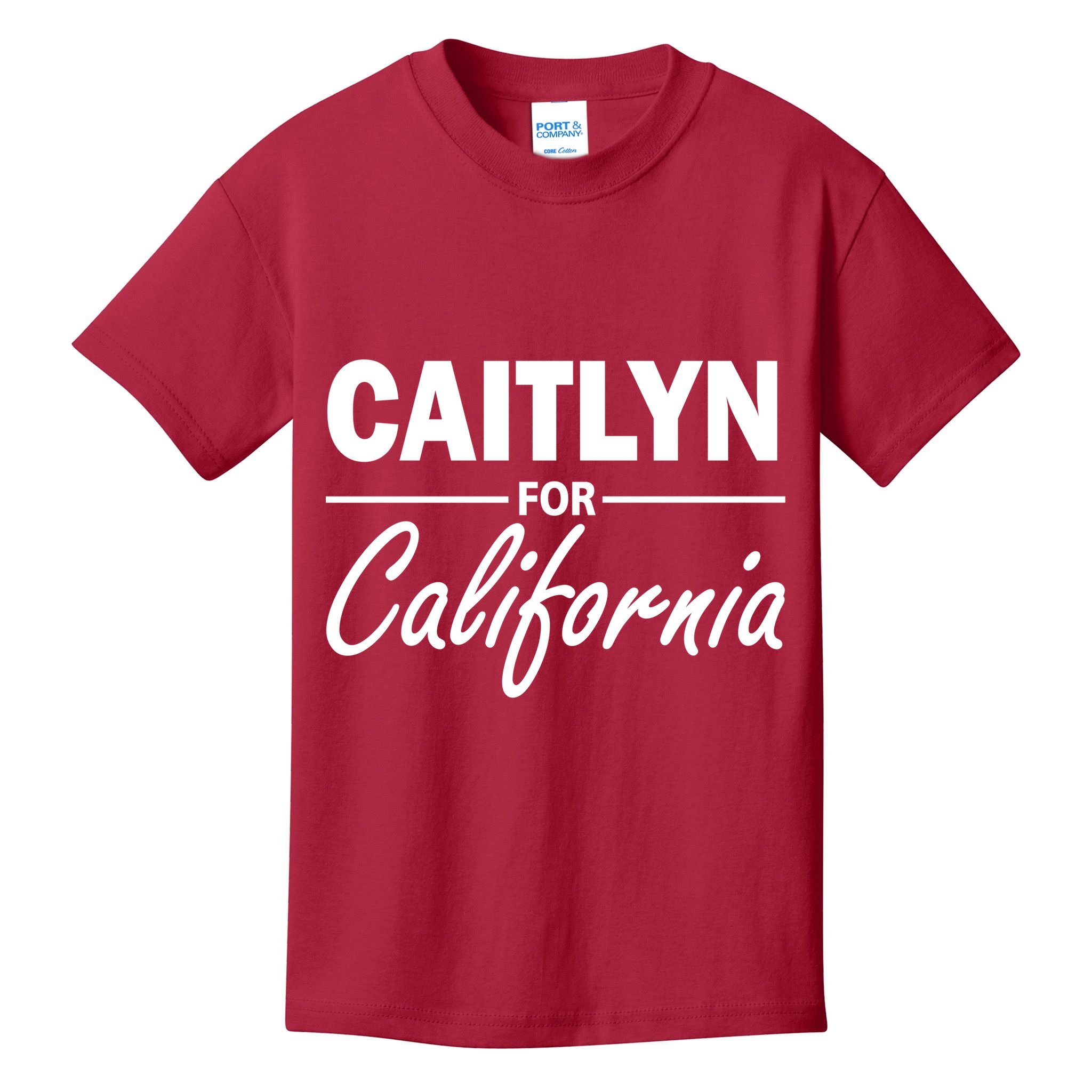 Caitlyn For California  Kids T-Shirt