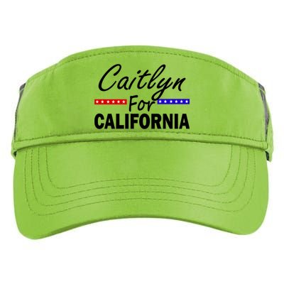 Caitlyn For California Governor Adult Drive Performance Visor