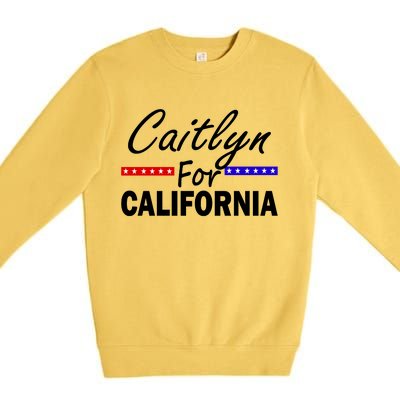 Caitlyn For California Governor Premium Crewneck Sweatshirt