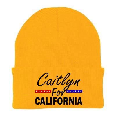 Caitlyn For California Governor Knit Cap Winter Beanie