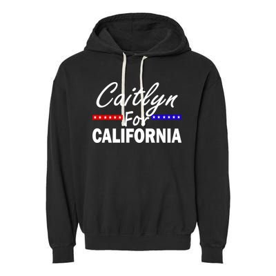 Caitlyn For California Governor Garment-Dyed Fleece Hoodie