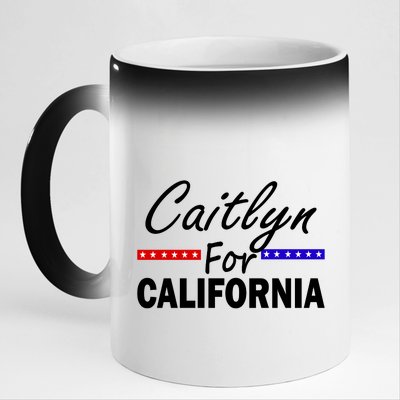 Caitlyn For California Governor 11oz Black Color Changing Mug