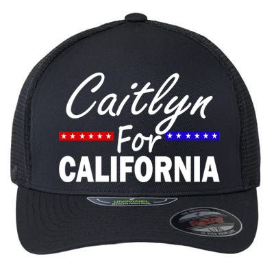 Caitlyn For California Governor Flexfit Unipanel Trucker Cap