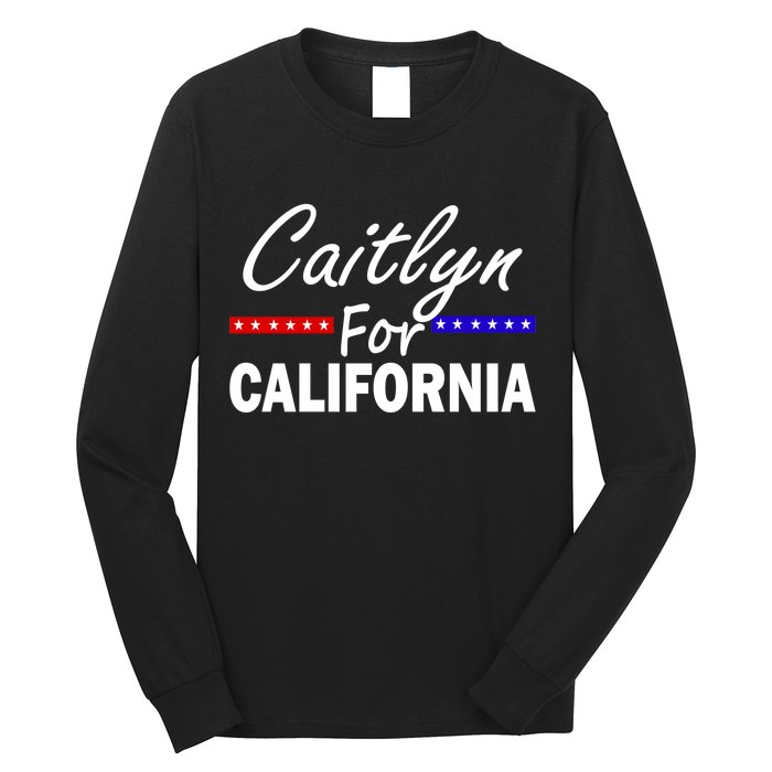 Caitlyn For California Governor Long Sleeve Shirt