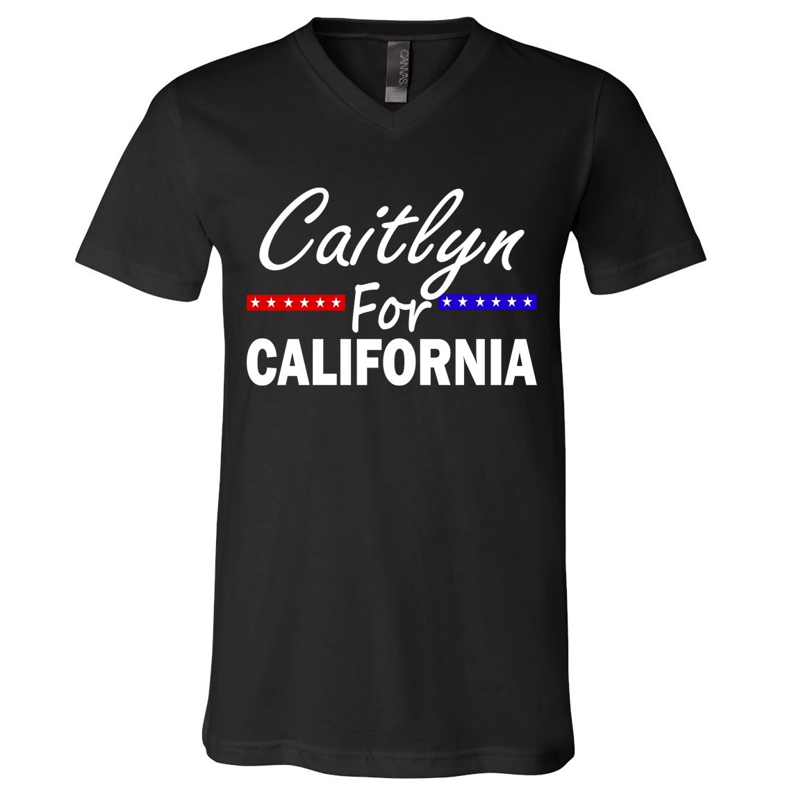 Caitlyn For California Governor V-Neck T-Shirt