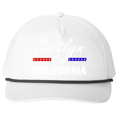 Caitlyn For California Governor Snapback Five-Panel Rope Hat