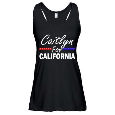 Caitlyn For California Governor Ladies Essential Flowy Tank