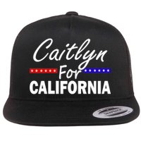 Caitlyn For California Governor Flat Bill Trucker Hat