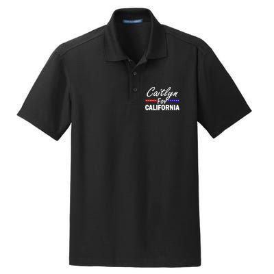 Caitlyn For California Governor Dry Zone Grid Polo