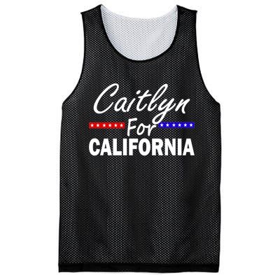 Caitlyn For California Governor Mesh Reversible Basketball Jersey Tank