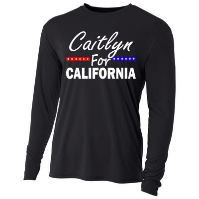 Caitlyn For California Governor Cooling Performance Long Sleeve Crew