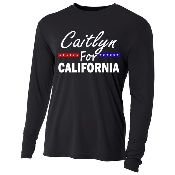 Caitlyn For California Governor Cooling Performance Long Sleeve Crew