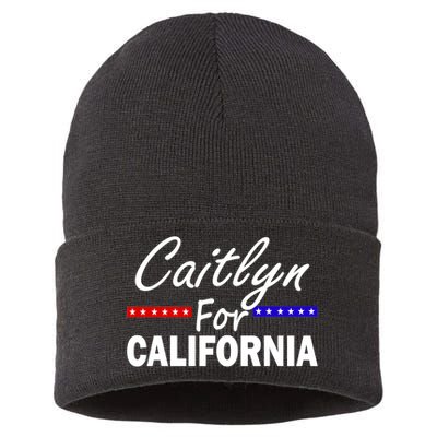 Caitlyn For California Governor Sustainable Knit Beanie