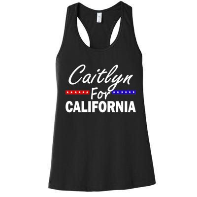 Caitlyn For California Governor Women's Racerback Tank