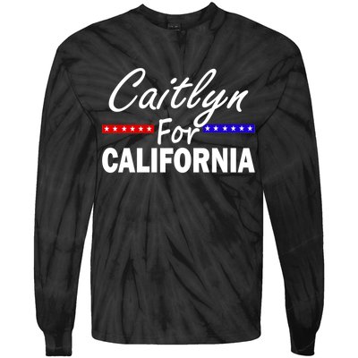 Caitlyn For California Governor Tie-Dye Long Sleeve Shirt