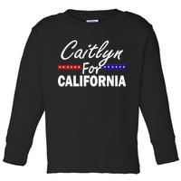 Caitlyn For California Governor Toddler Long Sleeve Shirt