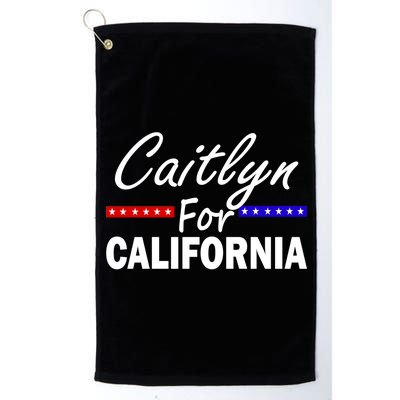 Caitlyn For California Governor Platinum Collection Golf Towel