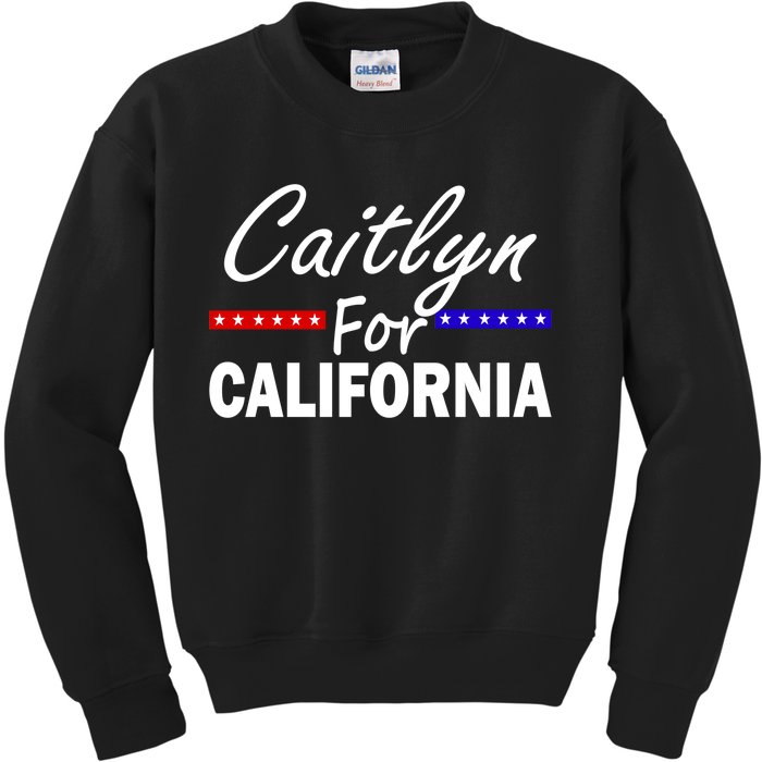 Caitlyn For California Governor Kids Sweatshirt