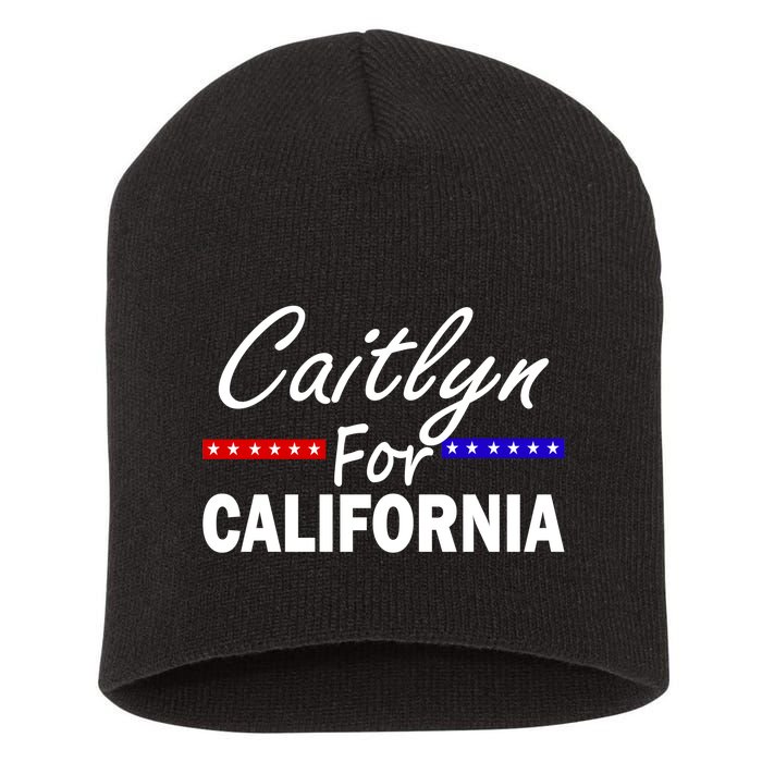 Caitlyn For California Governor Short Acrylic Beanie