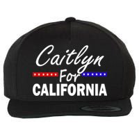 Caitlyn For California Governor Wool Snapback Cap