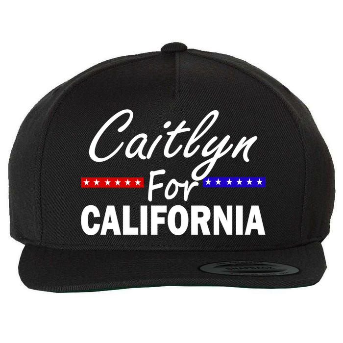 Caitlyn For California Governor Wool Snapback Cap