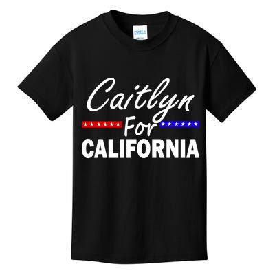 Caitlyn For California Governor Kids T-Shirt