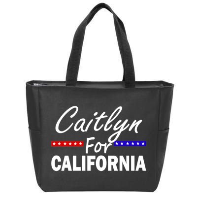 Caitlyn For California Governor Zip Tote Bag