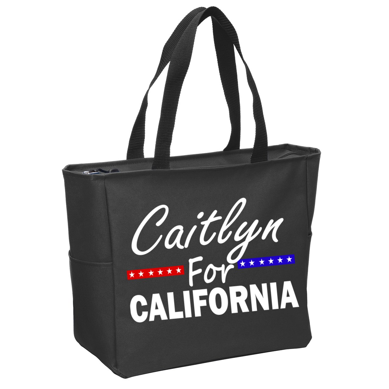 Caitlyn For California Governor Zip Tote Bag