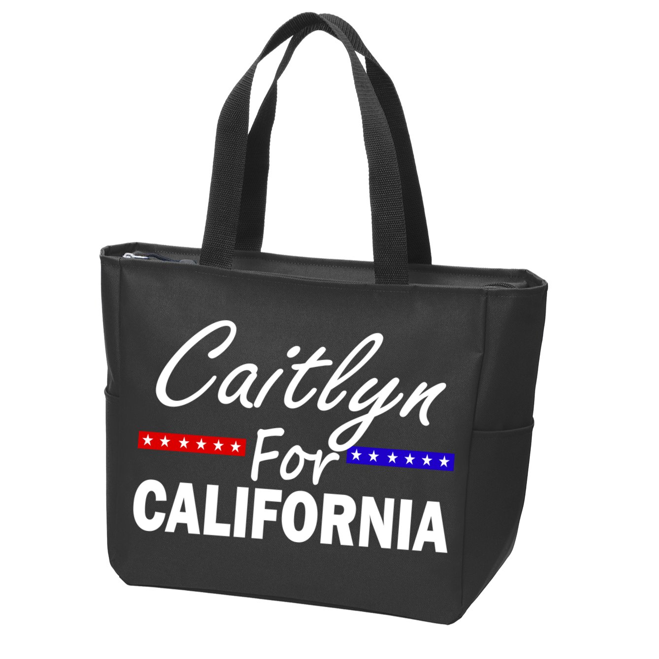 Caitlyn For California Governor Zip Tote Bag