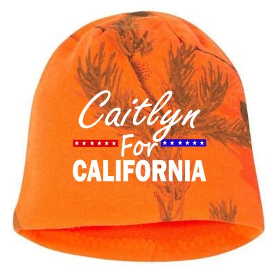 Caitlyn For California Governor Kati - Camo Knit Beanie