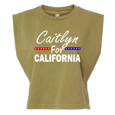 Caitlyn For California Governor Garment-Dyed Women's Muscle Tee