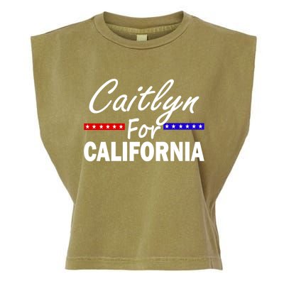 Caitlyn For California Governor Garment-Dyed Women's Muscle Tee