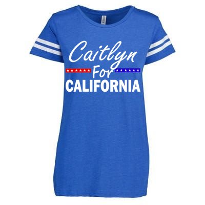 Caitlyn For California Governor Enza Ladies Jersey Football T-Shirt